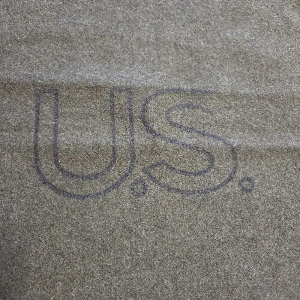 Authentic 100% Wool Military US Army Blanket Beaverbrook Mills 1950s 66